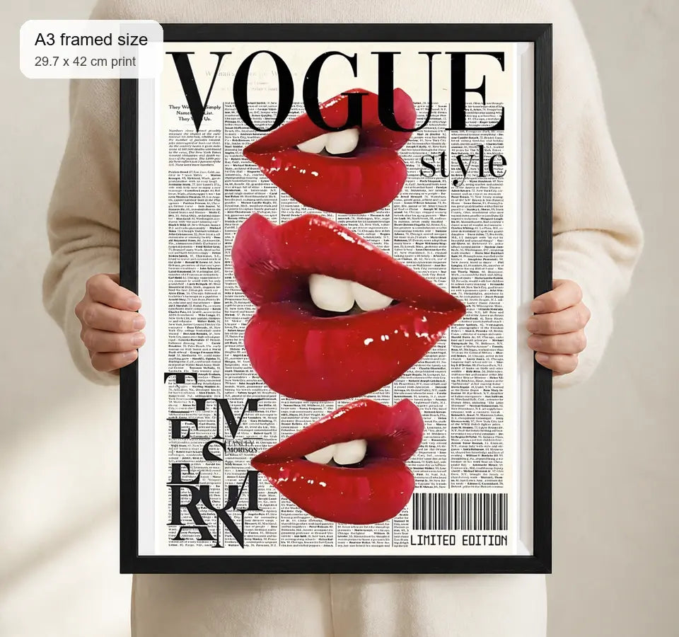 Size reference for A3 · Black Gallery Frame - gallery image 4 of 5