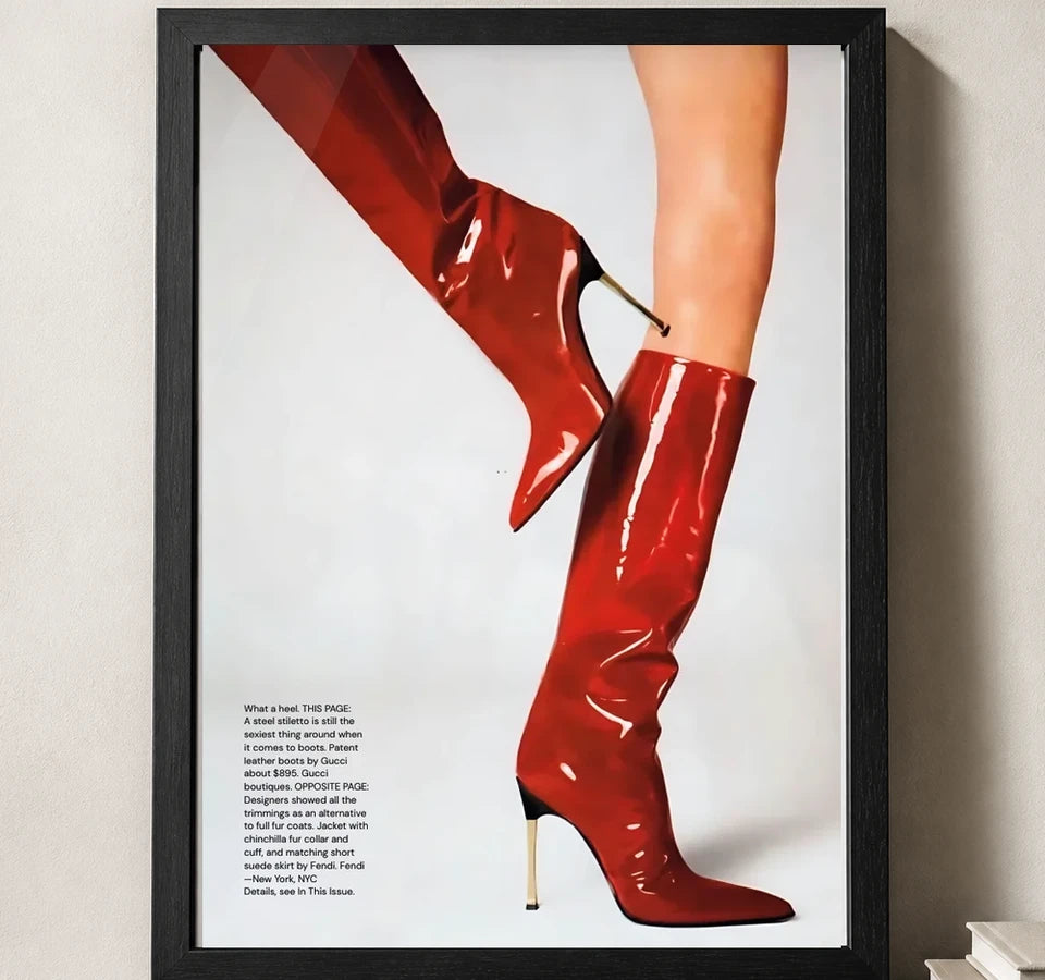 Styled close-up of A4 · Black Gallery Frame - gallery image 3 of 5