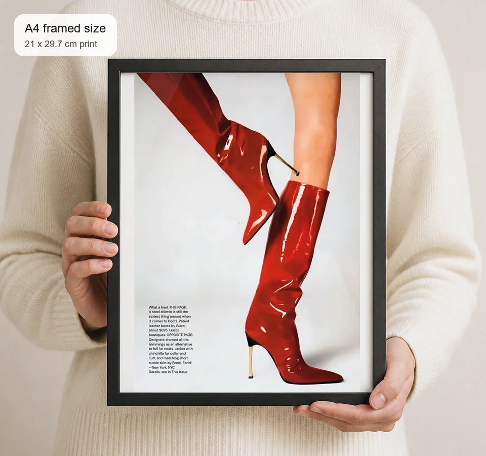 Size reference for A4 · Black Gallery Frame - gallery image 4 of 5