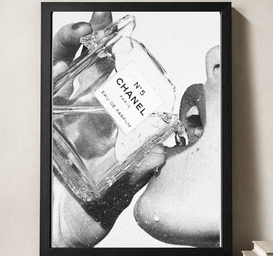 Styled close-up of A4 · Black Gallery Frame - gallery image 3 of 5