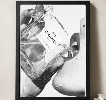 Styled close-up of A4 · Black Gallery Frame - gallery image 3 of 5
