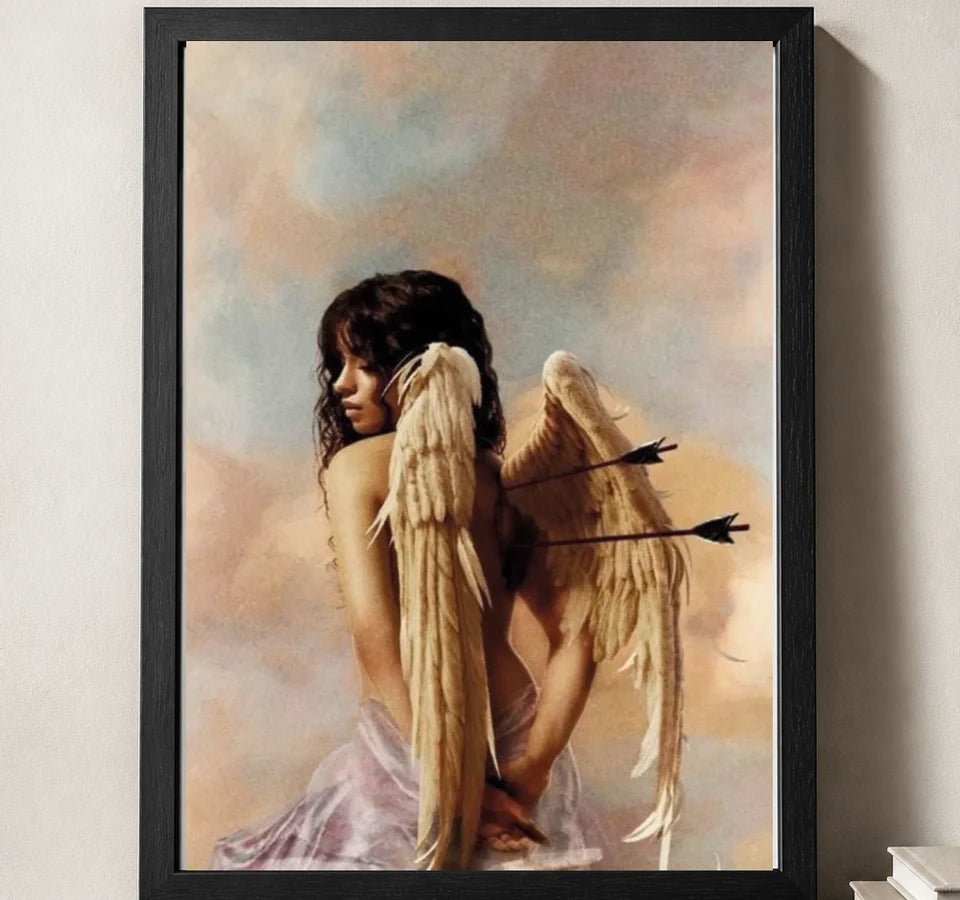 Styled close-up of A4 · Black Gallery Frame - gallery image 3 of 5