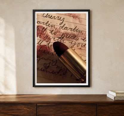 Product-focused lifestyle view of A4 · Black Gallery Frame - gallery image 1 of 5