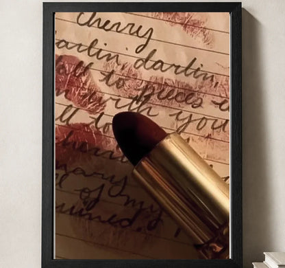 Styled close-up of A4 · Black Gallery Frame - gallery image 3 of 5