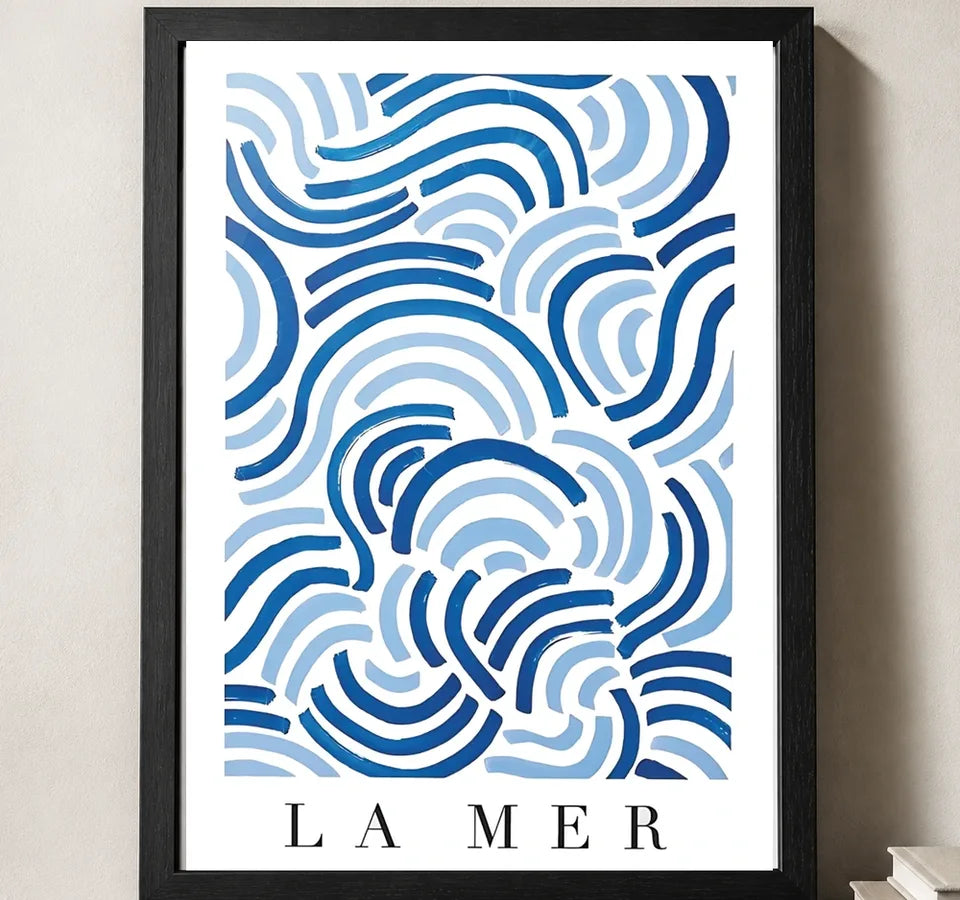 Styled close-up of A4 · Black Gallery Frame - gallery image 3 of 5