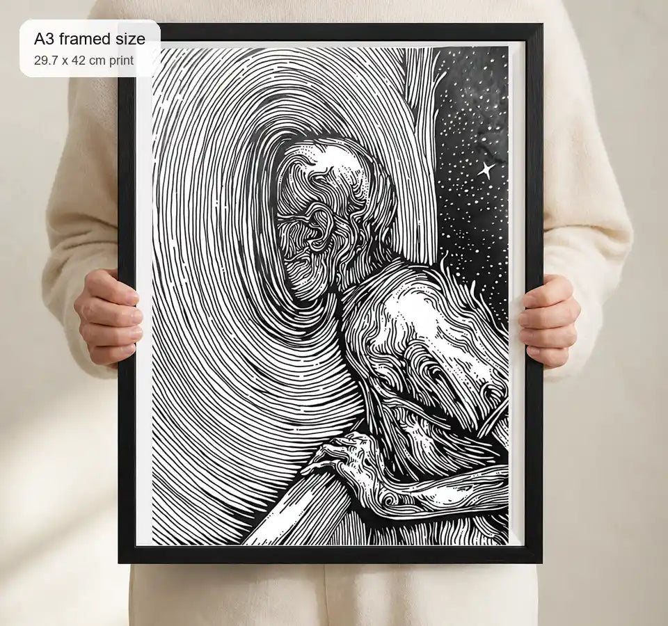 Size reference for A3 · Black Gallery Frame - gallery image 4 of 5