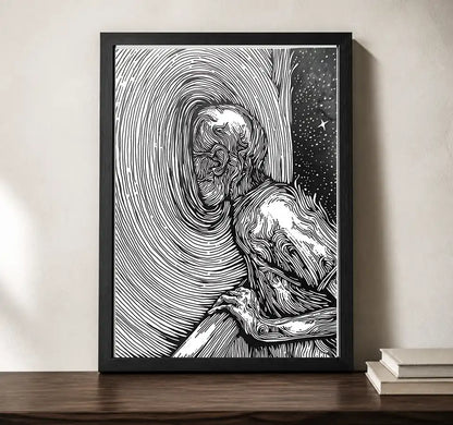 Clean studio product view of A4 · Black Gallery Frame - gallery image 2 of 5
