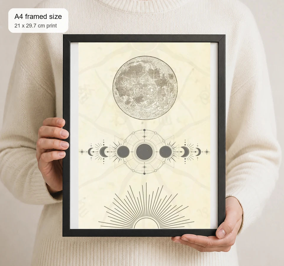 Size reference for A4 · Black Gallery Frame - gallery image 4 of 5