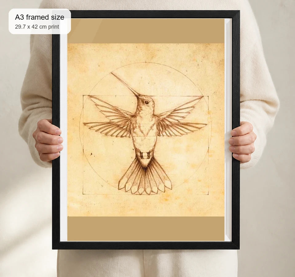 Size reference for A3 · Black Gallery Frame - gallery image 4 of 5