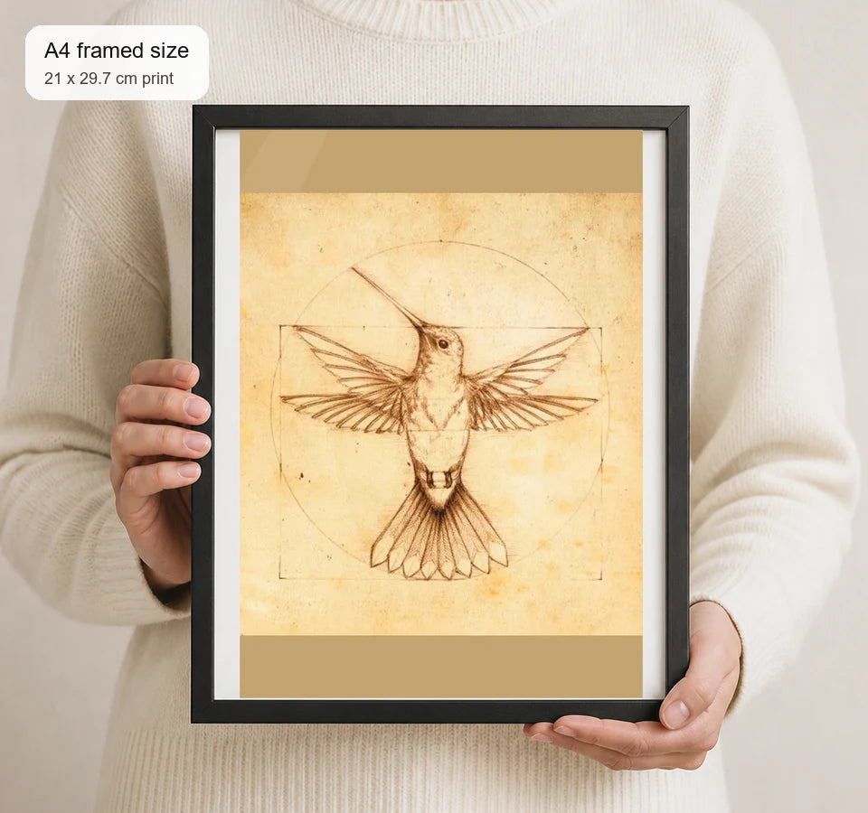 Size reference for A4 · Black Gallery Frame - gallery image 4 of 5