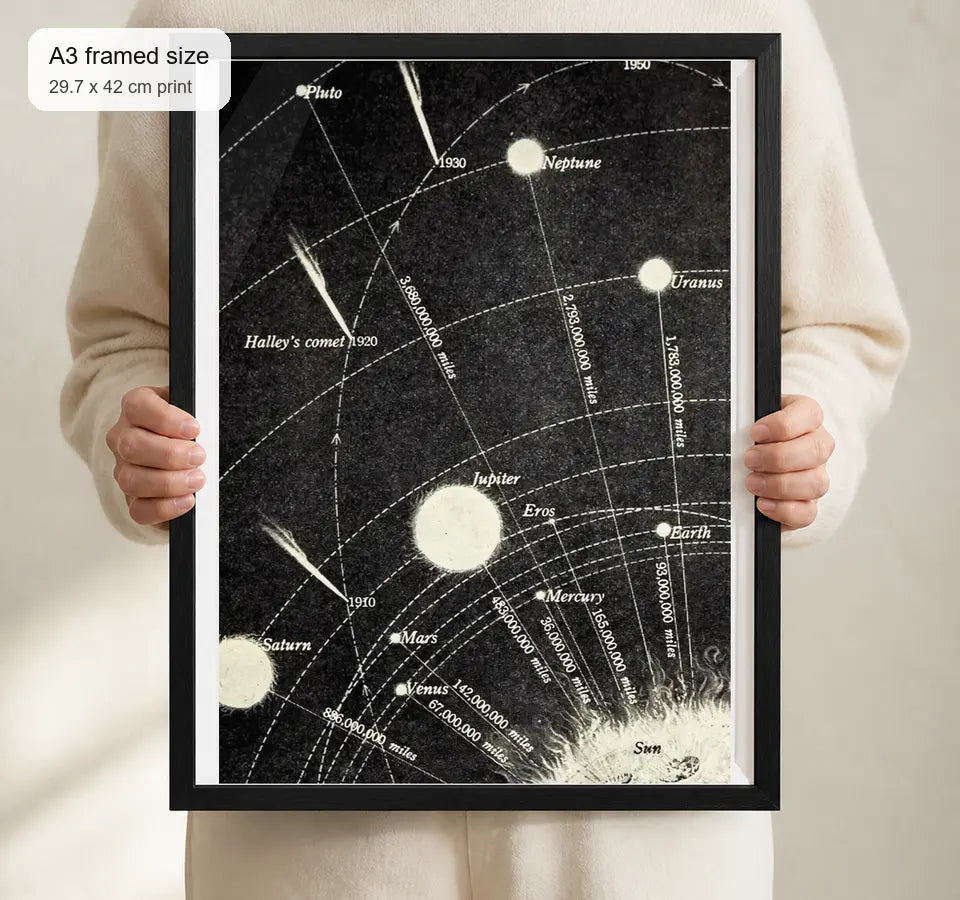 Size reference for A3 · Black Gallery Frame - gallery image 4 of 5