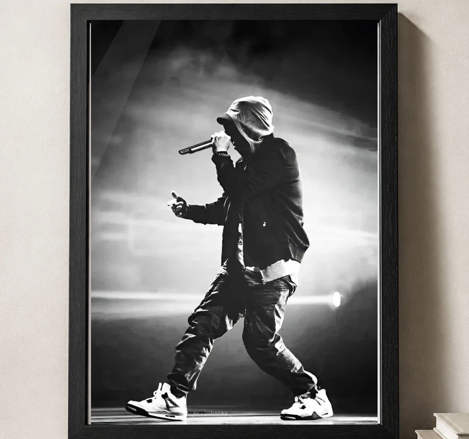 Styled close-up of A4 · Black Gallery Frame - gallery image 3 of 5