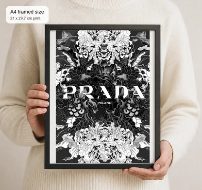 Size reference for A4 · Black Gallery Frame - gallery image 4 of 5