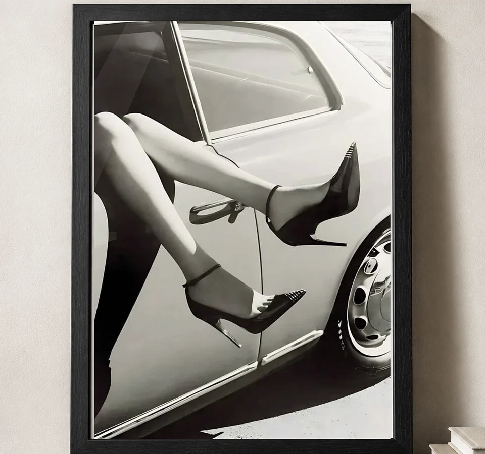 Styled close-up of A4 · Black Gallery Frame - gallery image 3 of 5