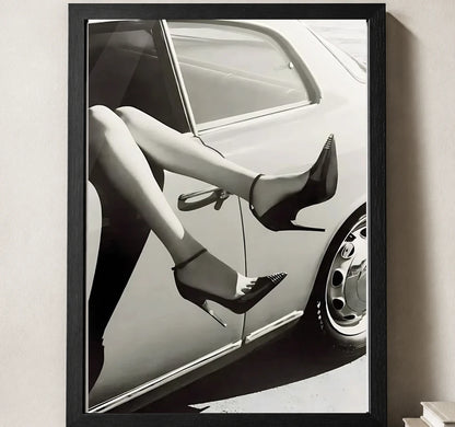 Styled close-up of A4 · Black Gallery Frame - gallery image 3 of 5