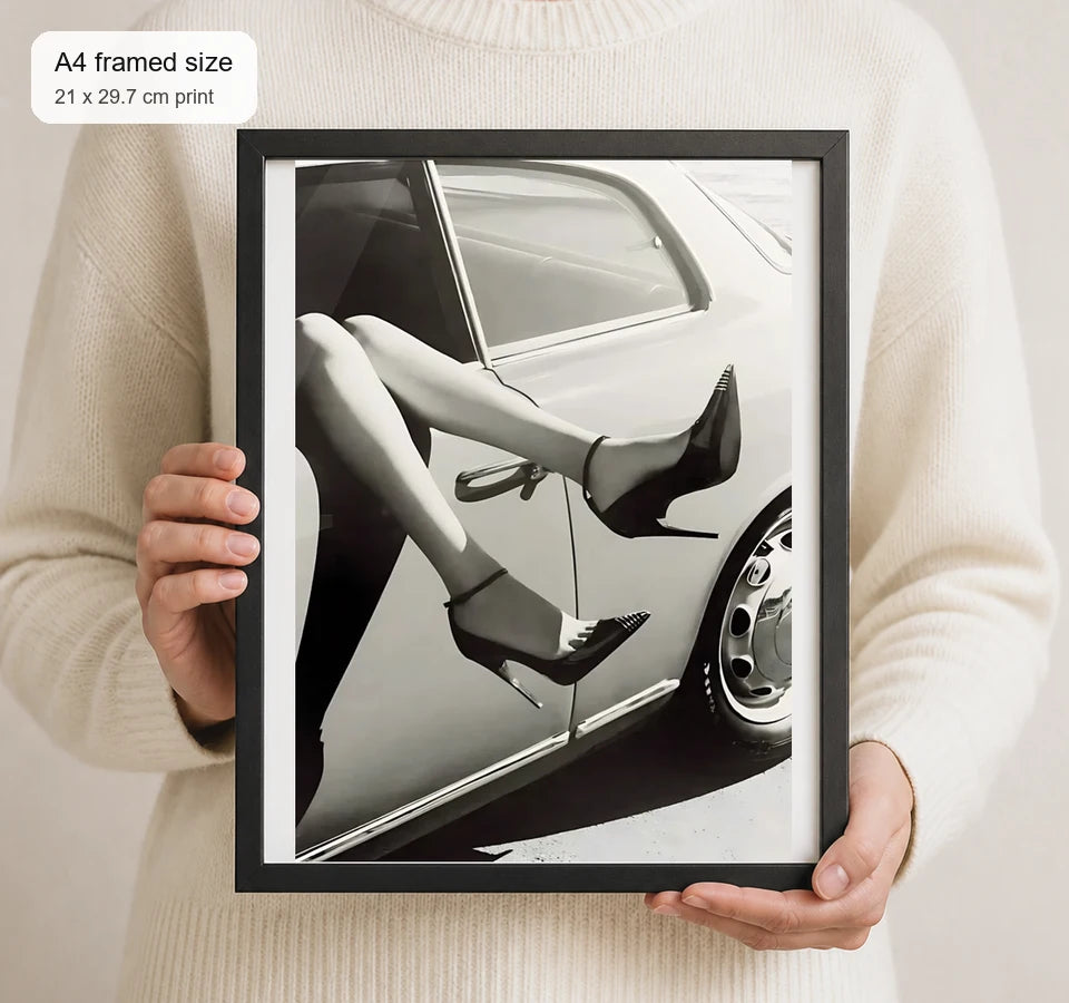 Size reference for A4 · Black Gallery Frame - gallery image 4 of 5