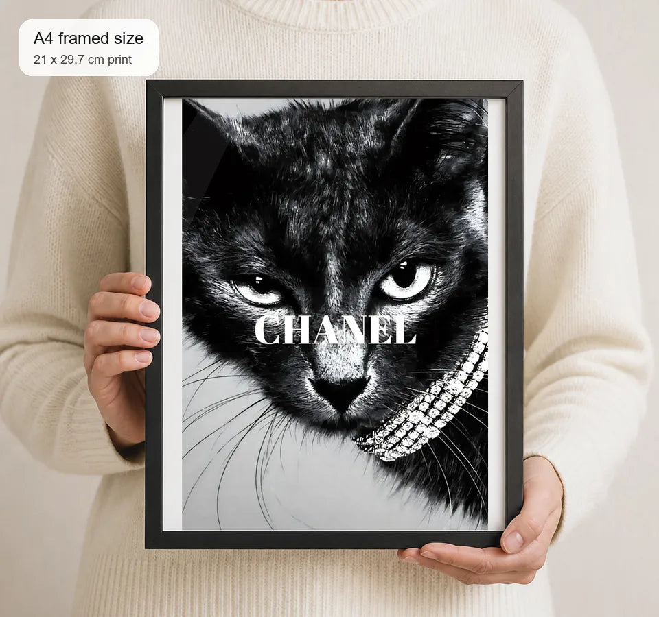 Size reference for A4 · Black Gallery Frame - gallery image 4 of 5