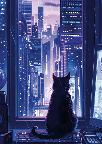 Midnight Solitude | Digital dystopia I 25