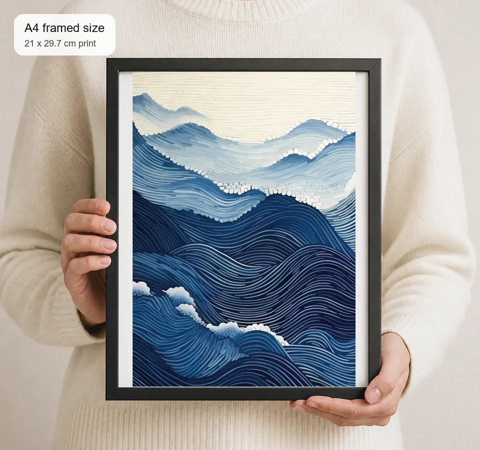 Size reference for A4 · Black Gallery Frame - gallery image 4 of 5