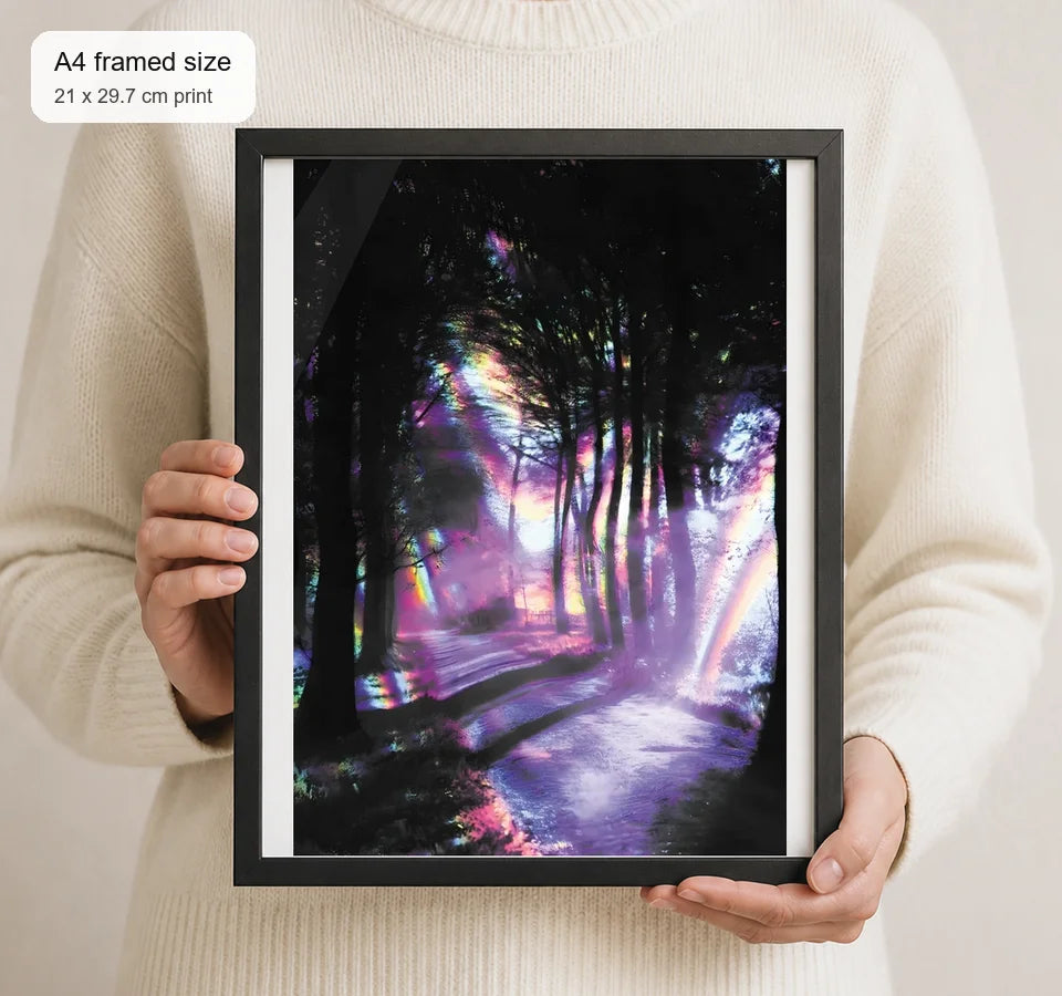 Size reference for A4 · Black Gallery Frame - gallery image 4 of 5