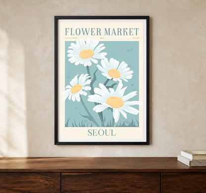 Product-focused lifestyle view of A4 · Black Gallery Frame - gallery image 1 of 5