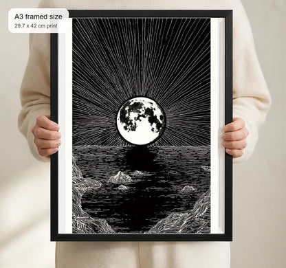 Size reference for A3 · Black Gallery Frame - gallery image 4 of 5