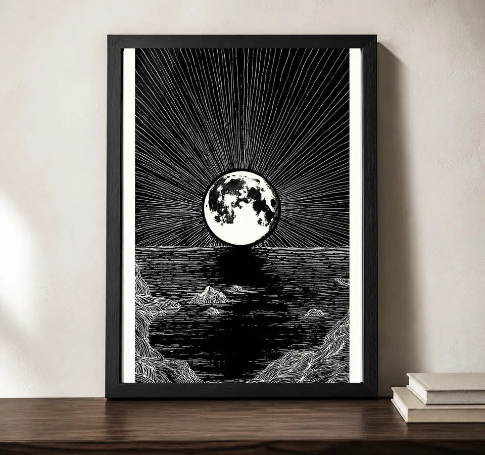 Clean studio product view of A4 · Black Gallery Frame - gallery image 2 of 5