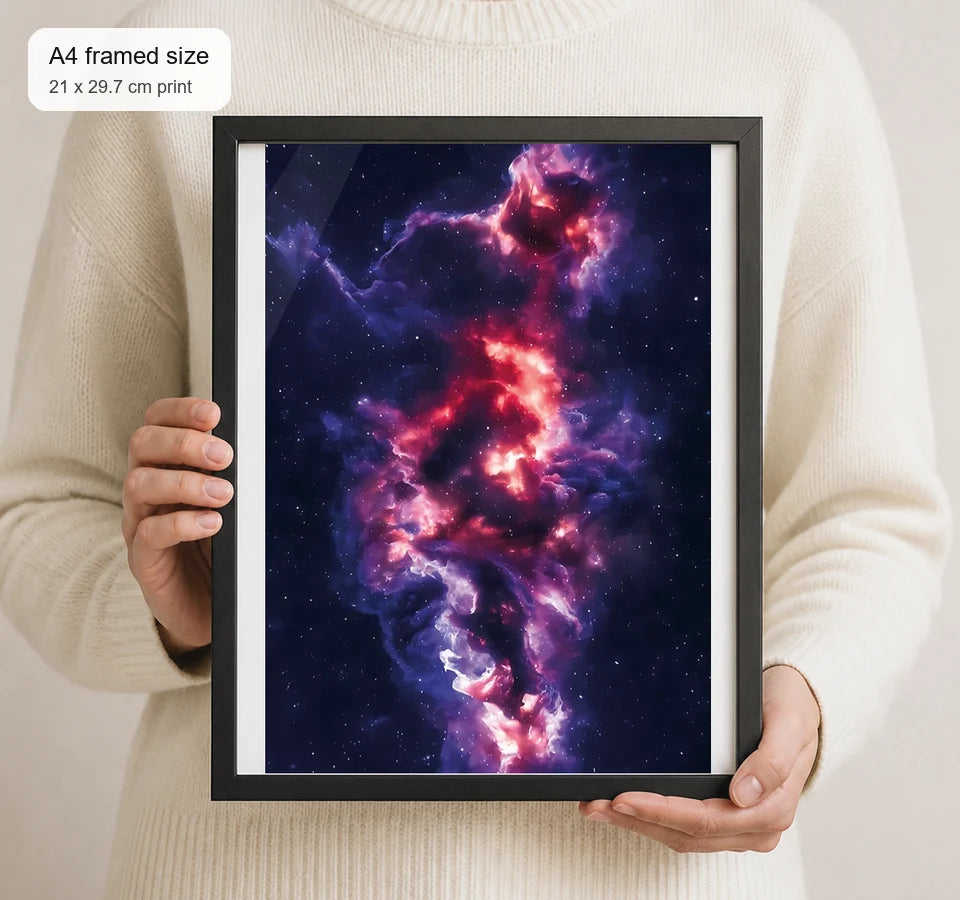 Size reference for A4 · Black Gallery Frame - gallery image 4 of 5