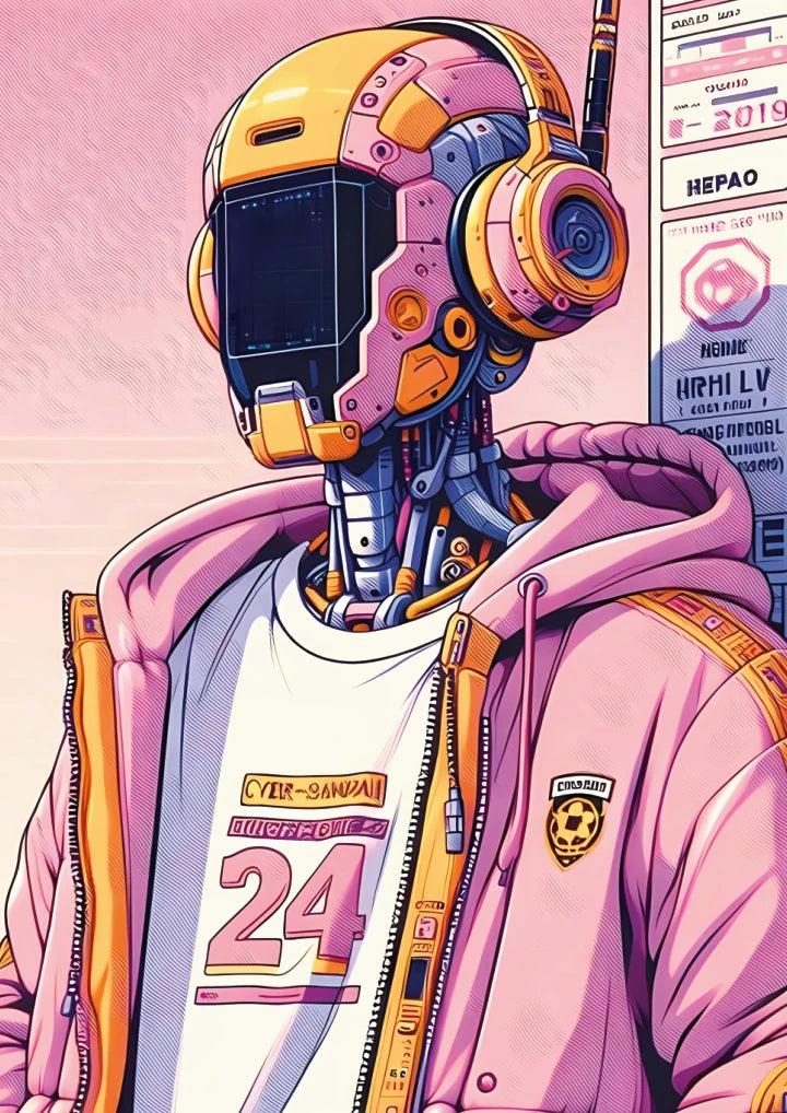 Neon Static Pulse | Digital dystopia I 38