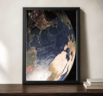 Clean studio product view of A4 · Black Gallery Frame - gallery image 2 of 5