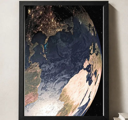 Styled close-up of A4 · Black Gallery Frame - gallery image 3 of 5