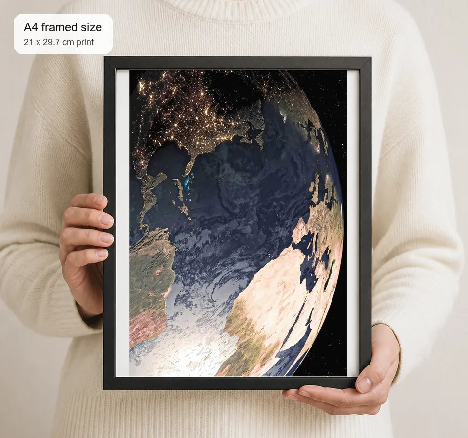 Size reference for A4 · Black Gallery Frame - gallery image 4 of 5