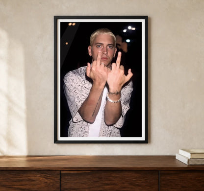 Product-focused lifestyle view of A4 · Black Gallery Frame - gallery image 1 of 5