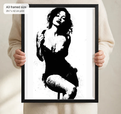 Size reference for A3 · Black Gallery Frame - gallery image 4 of 5