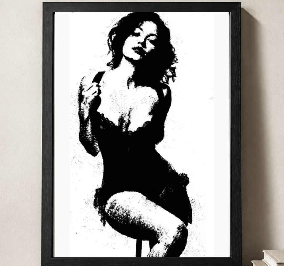 Styled close-up of A4 · Black Gallery Frame - gallery image 3 of 5