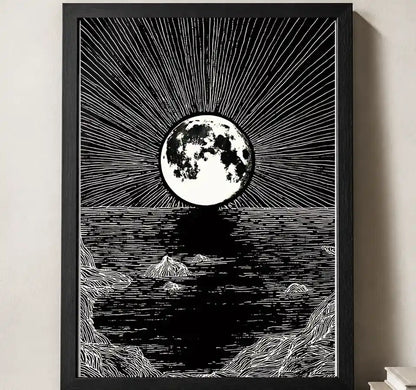 Styled close-up of A4 · Black Gallery Frame - gallery image 3 of 5
