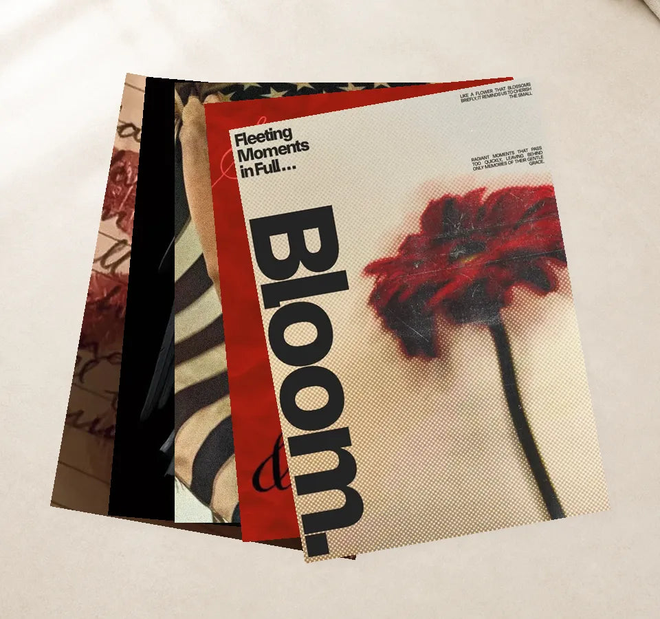 Material and finish detail for A5 · 30 posters - gallery image 5 of 5