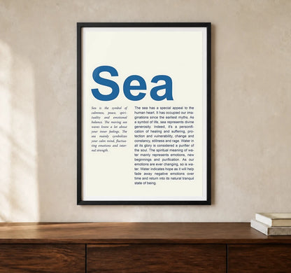 Product-focused lifestyle view of A4 · Black Gallery Frame - gallery image 1 of 5