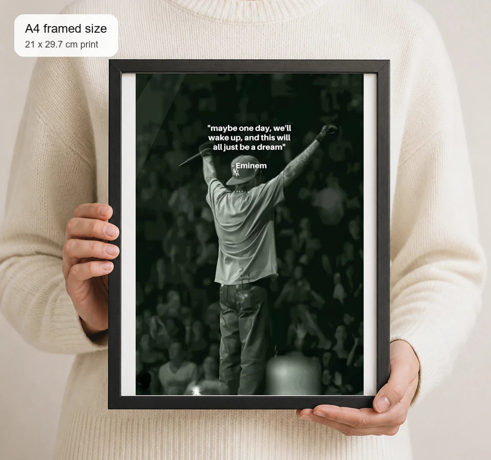 Size reference for A4 · Black Gallery Frame - gallery image 4 of 5
