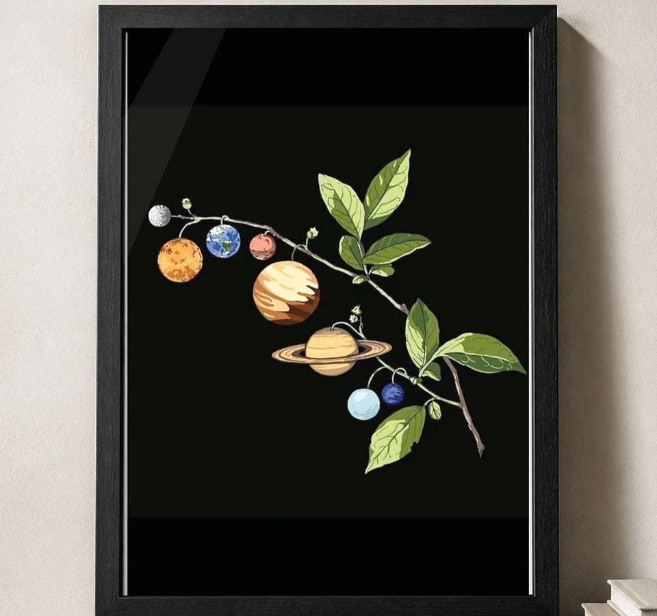 Styled close-up of A4 · Black Gallery Frame - gallery image 3 of 5