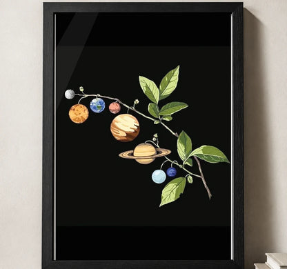 Styled close-up of A4 · Black Gallery Frame - gallery image 3 of 5