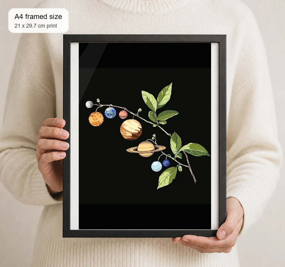 Size reference for A4 · Black Gallery Frame - gallery image 4 of 5