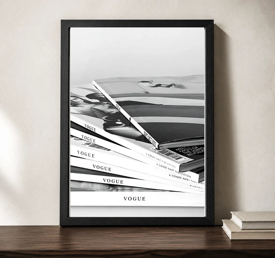 Clean studio product view of A4 · Black Gallery Frame - gallery image 2 of 5