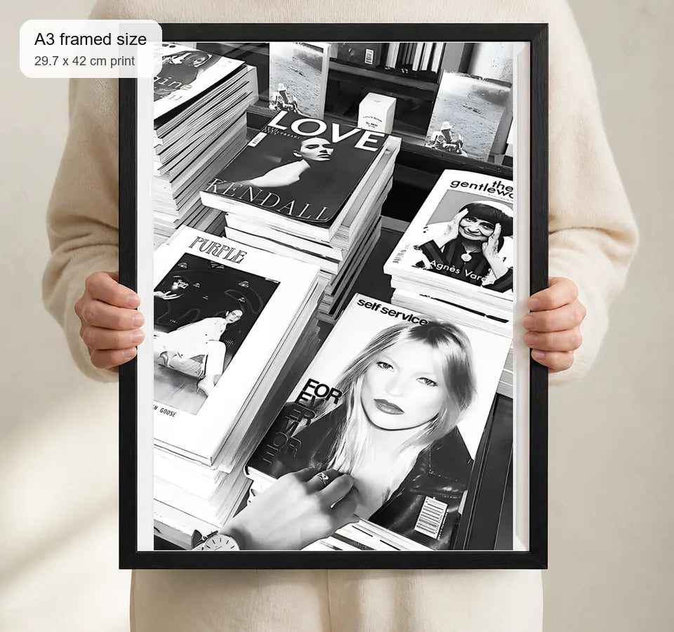 Size reference for A3 · Black Gallery Frame - gallery image 4 of 5