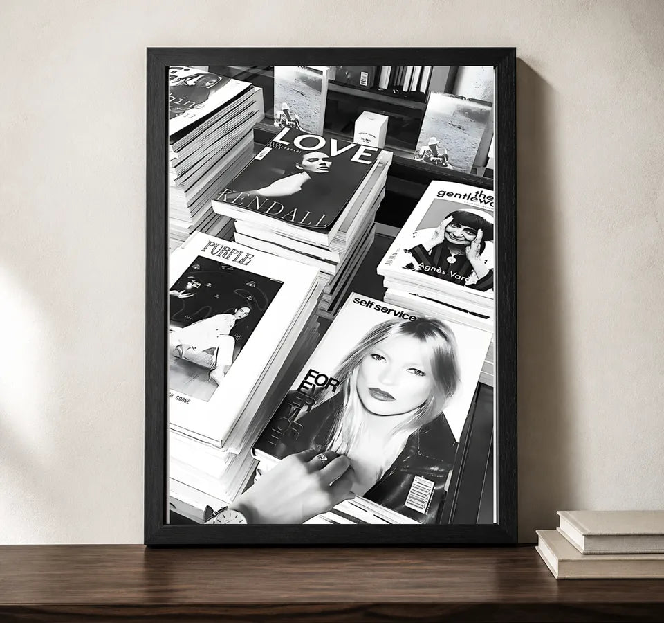 Clean studio product view of A4 · Black Gallery Frame - gallery image 2 of 5