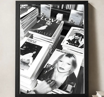 Styled close-up of A4 · Black Gallery Frame - gallery image 3 of 5