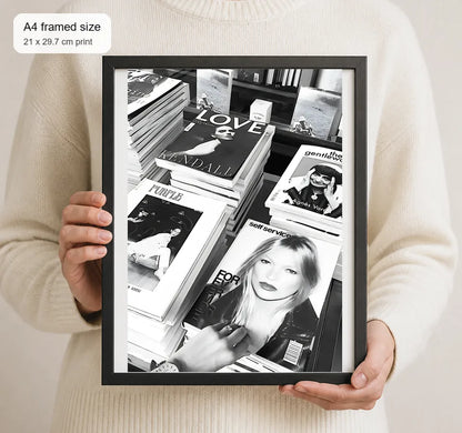 Size reference for A4 · Black Gallery Frame - gallery image 4 of 5