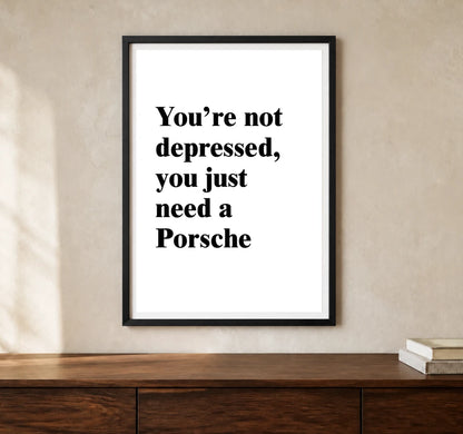 Product-focused lifestyle view of A3 · Black Gallery Frame - gallery image 1 of 5