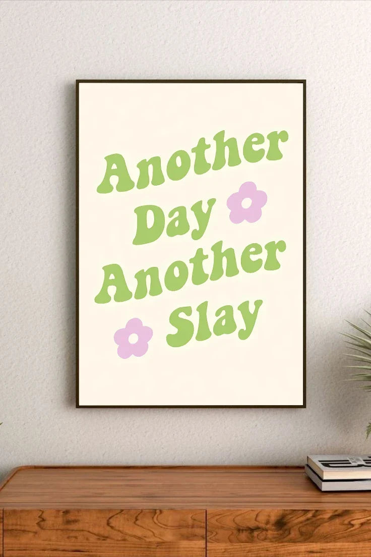 Two vertically oriented posters displaying pink and white abstract floral patterns in a complementary set style with black accents
