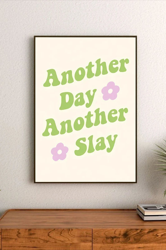 Two vertically oriented posters displaying pink and white abstract floral patterns in a complementary set style with black accents